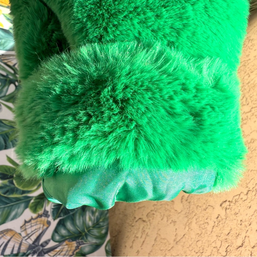 Forever 21 Vibrant Green Teddy Jacket - Picture 12 of 16
